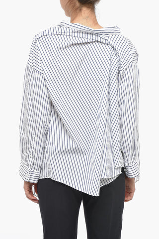 Knotted Design VAREUSE Cotton Shirt