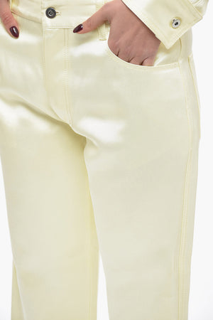 Loose-Fit-Hose aus Viskose-Seide-Mix
