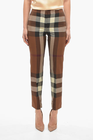 4 Pocket Tartan Wool Pants