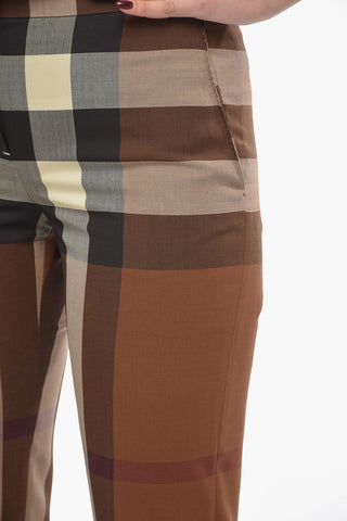 4 Pocket Tartan Wool Pants