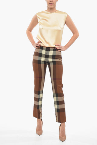 4 Pocket Tartan Wool Pants