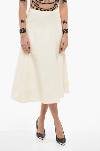 Gonna Midi Svasata con Zip Laterale