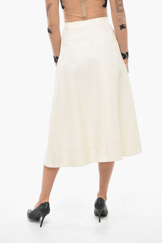 Gonna Midi Svasata con Zip Laterale