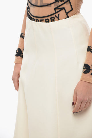 Gonna Midi Svasata con Zip Laterale