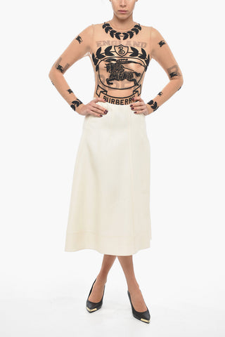 Gonna Midi Svasata con Zip Laterale