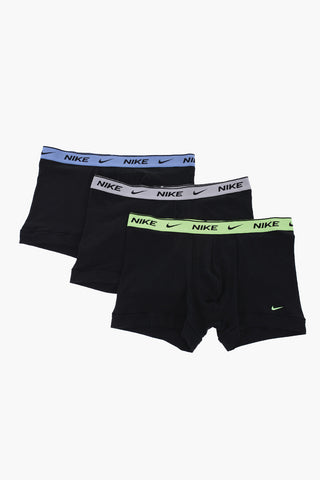 3-Pack Stretch-Cotton Boxers with Branded Elastic Waistband