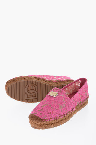 Lace Slip-On Espadrillas