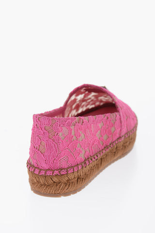 Lace Slip-On Espadrillas