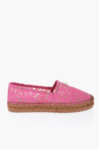 Lace Slip-On Espadrillas