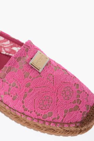 Lace Slip-On Espadrillas
