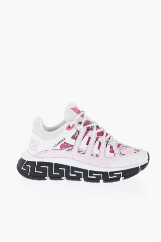 Low-Top TRIGRECA Sneakers With Contrasting Print
