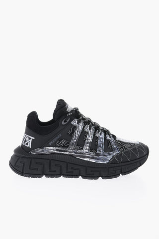 Low-Top TRIGRECA Sneakers With Contrasting Print