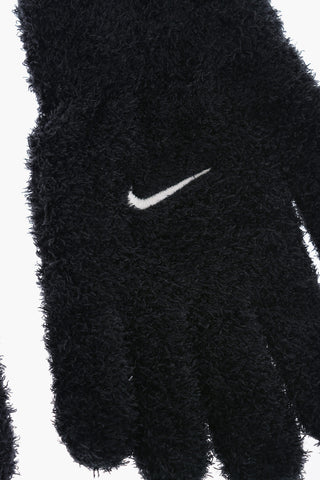 Soft Furry Fabric Gloves and Beanie Set