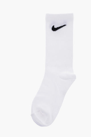 Set of 3 Solid Color Socks with Contrasting Logo