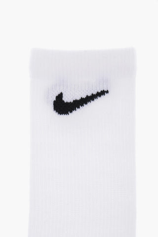 Set of 3 Solid Color Socks with Contrasting Logo