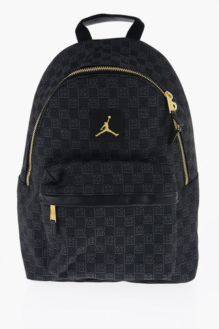 AIR JORDAN Monogram Backpack with Golden Details