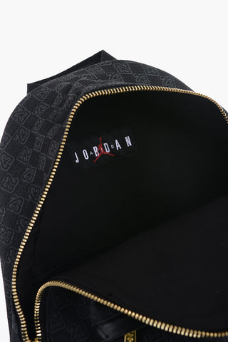 AIR JORDAN Monogram Backpack with Golden Details