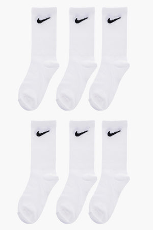 Set of 6 Pairs of Long Socks with Embroidered Logo