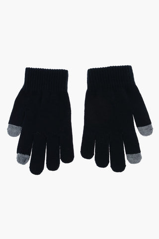 AIR JORDAN Golden-Effect Logo Gloves and Beanie Set
