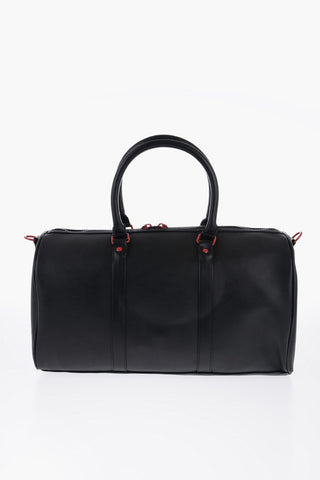 AIR JORDAN Borsa Duffle in Ecopelle con Maxi Logo