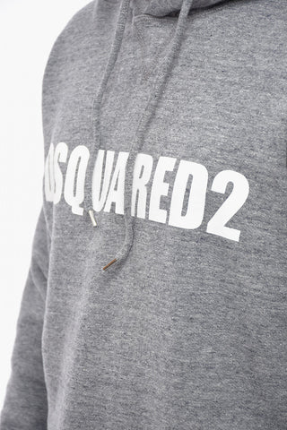 Lettering Logo Cotton Hoodie