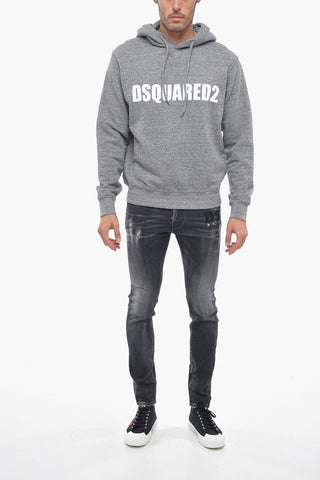 Lettering Logo Cotton Hoodie