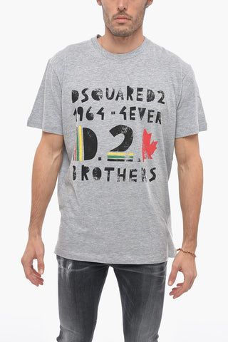 Crew Neck 4EVER Cotton Blend T-Shirt