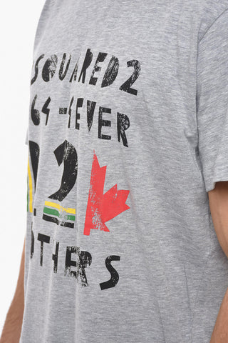 Crew Neck 4EVER Cotton Blend T-Shirt