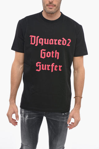 T-Shirt Girocollo GOTH SURFER in Cotone