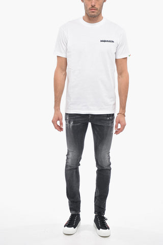 Crew Neck Cool Fit T-Shirt with Printed Logo