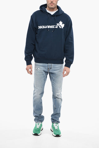 Brushed Cotton Cool Fit Hoodie with Logo