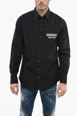 Standard Collar CERESIO 9 Cotton Shirt