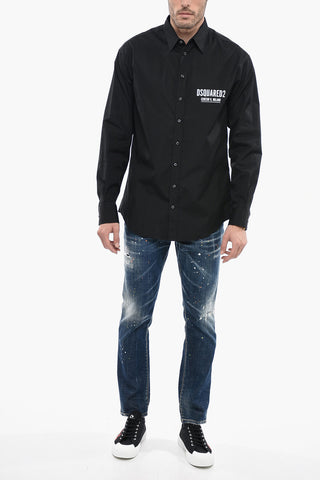 Standard Collar CERESIO 9 Cotton Shirt