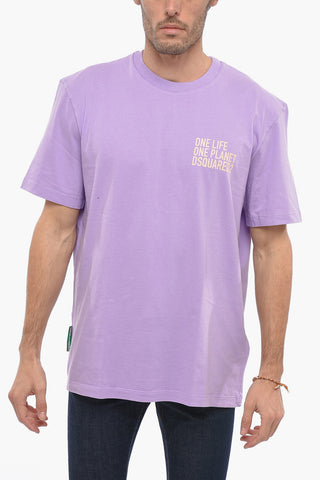 ONE LIFE ONE PLANET Crew Neck OLOP Cotton T-Shirt