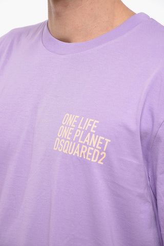 ONE LIFE ONE PLANET Crew Neck OLOP Cotton T-Shirt