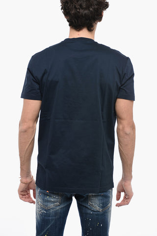 Crew Neck SURF BOARD T-Shirt with Embossed Logo