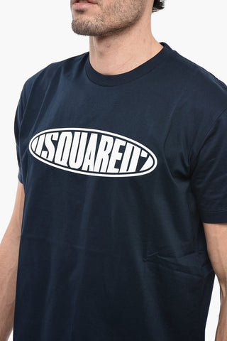 Crew Neck SURF BOARD T-Shirt with Embossed Logo