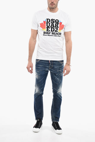 T-Shirt Girocollo SURF BEACH in Cotone