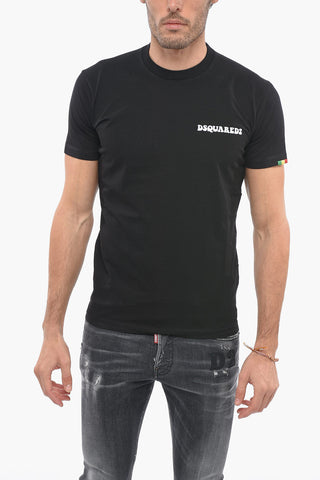 T-Shirt Girocollo Cool Fit con Logo Stampato