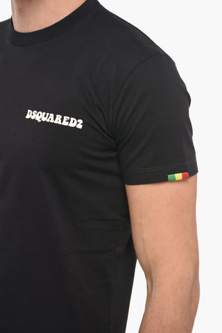 T-Shirt Girocollo Cool Fit con Logo Stampato