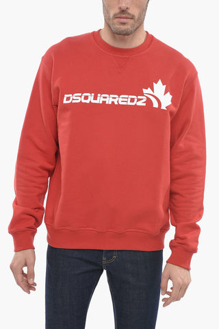 Crew Neck Brushed Cotton Cool Fit Sweatshirt
