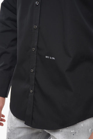 Camicia in Cotone 1964 con Collo Francese Stondato