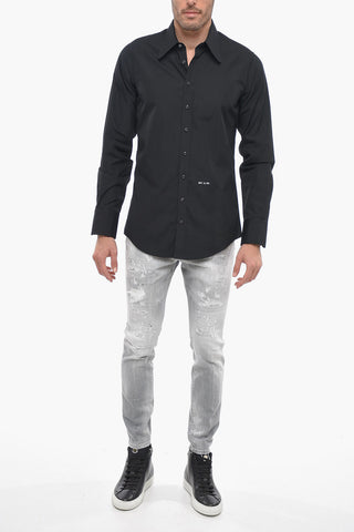 Camicia in Cotone 1964 con Collo Francese Stondato