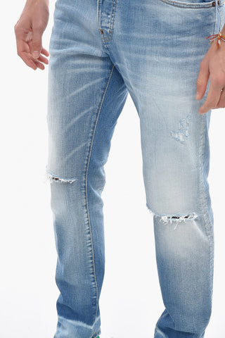 5-Taschen-Jeans Skater-Fit mit 16cm Rissen