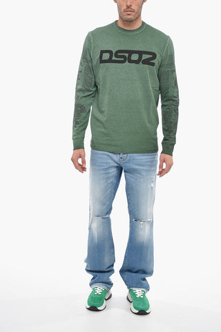 T-Shirt Girocollo Over Surf Fit in Cotone Tie Dye