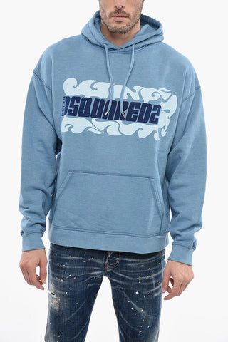 Maxipocketed WAVE LOGO Hoodie