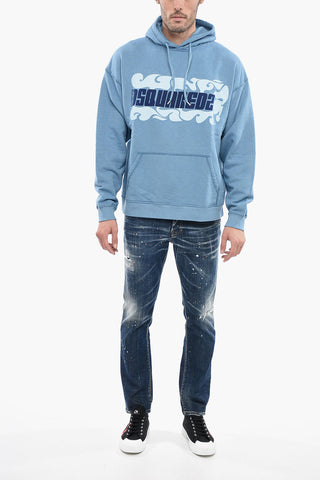 Maxipocketed WAVE LOGO Hoodie