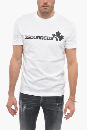 Cool-Fit-T-Shirt mit Rundhalsausschnitt und Logo-Print