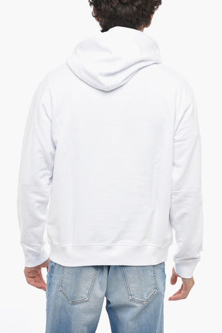 Felpa Hoodie LEAF in Cotone Garzato