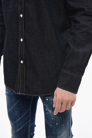 Button-down DEAN Dark Wash Denim Shirt